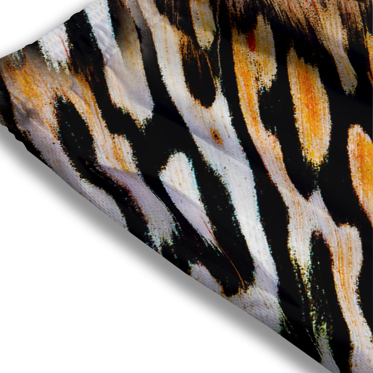 Energy Ice And Fire Print Mesh Shorts