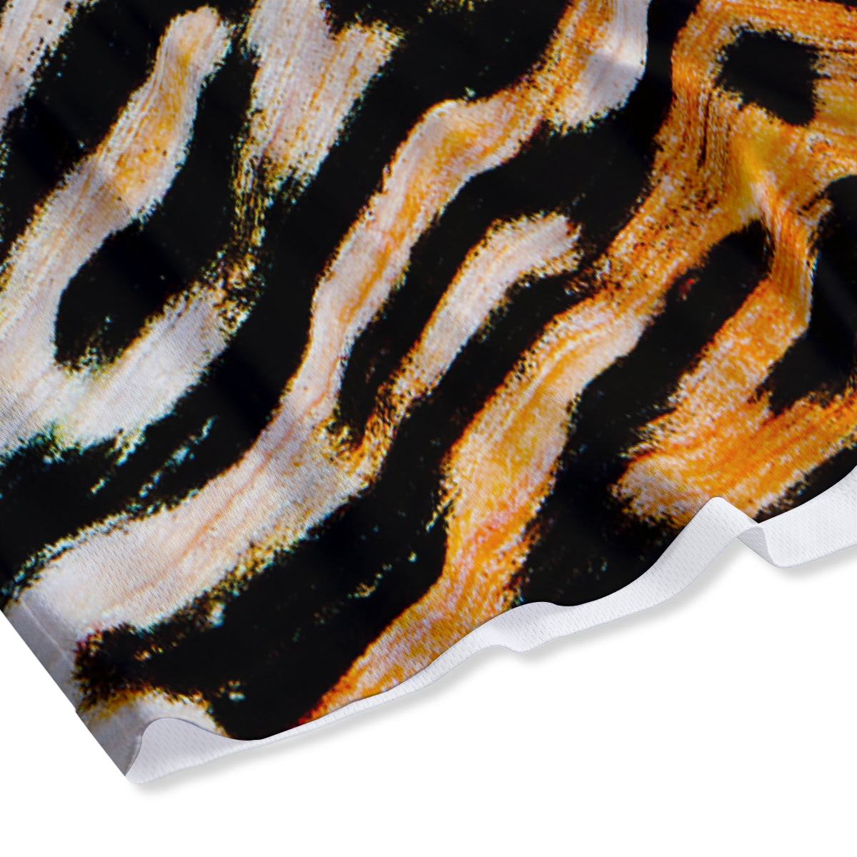 Energy Ice And Fire Print Mesh Shorts