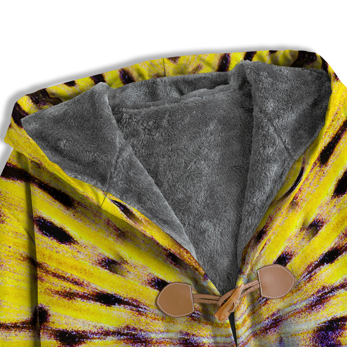 Butterfly Wing Skin Yellow Print Men's Windbreaker Jacket-grizzshop