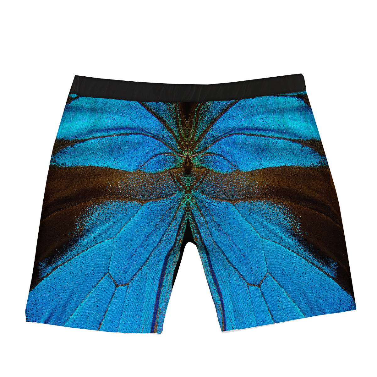 Butterfly Wings Blue Print Boxer Briefs-grizzshop