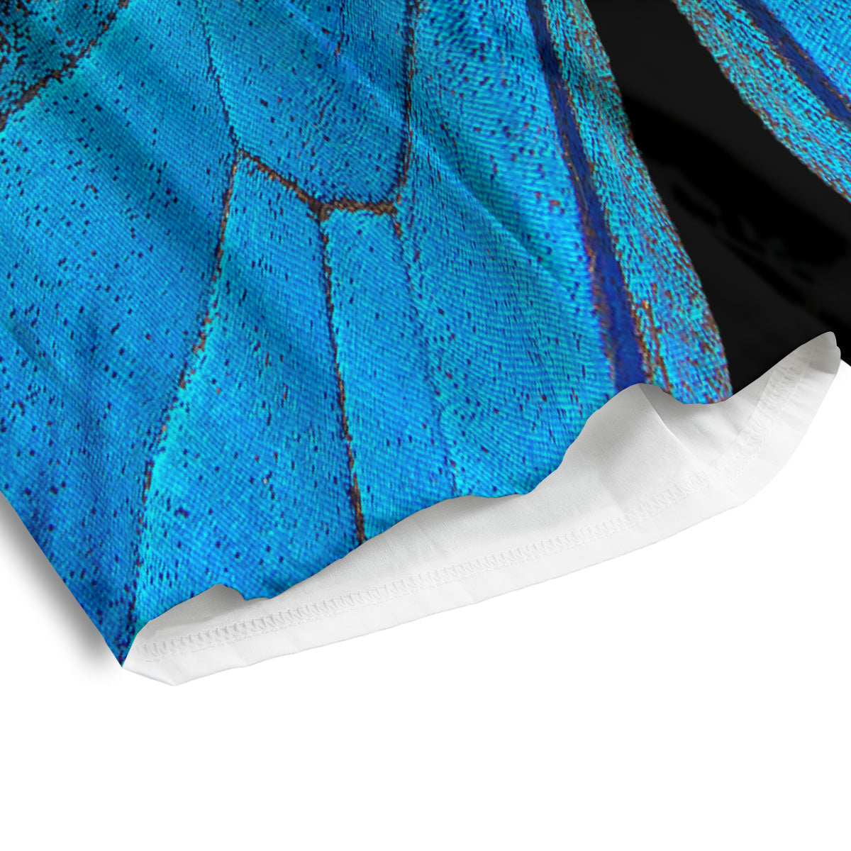 Butterfly Wings Blue Print Men's Athletic Shorts