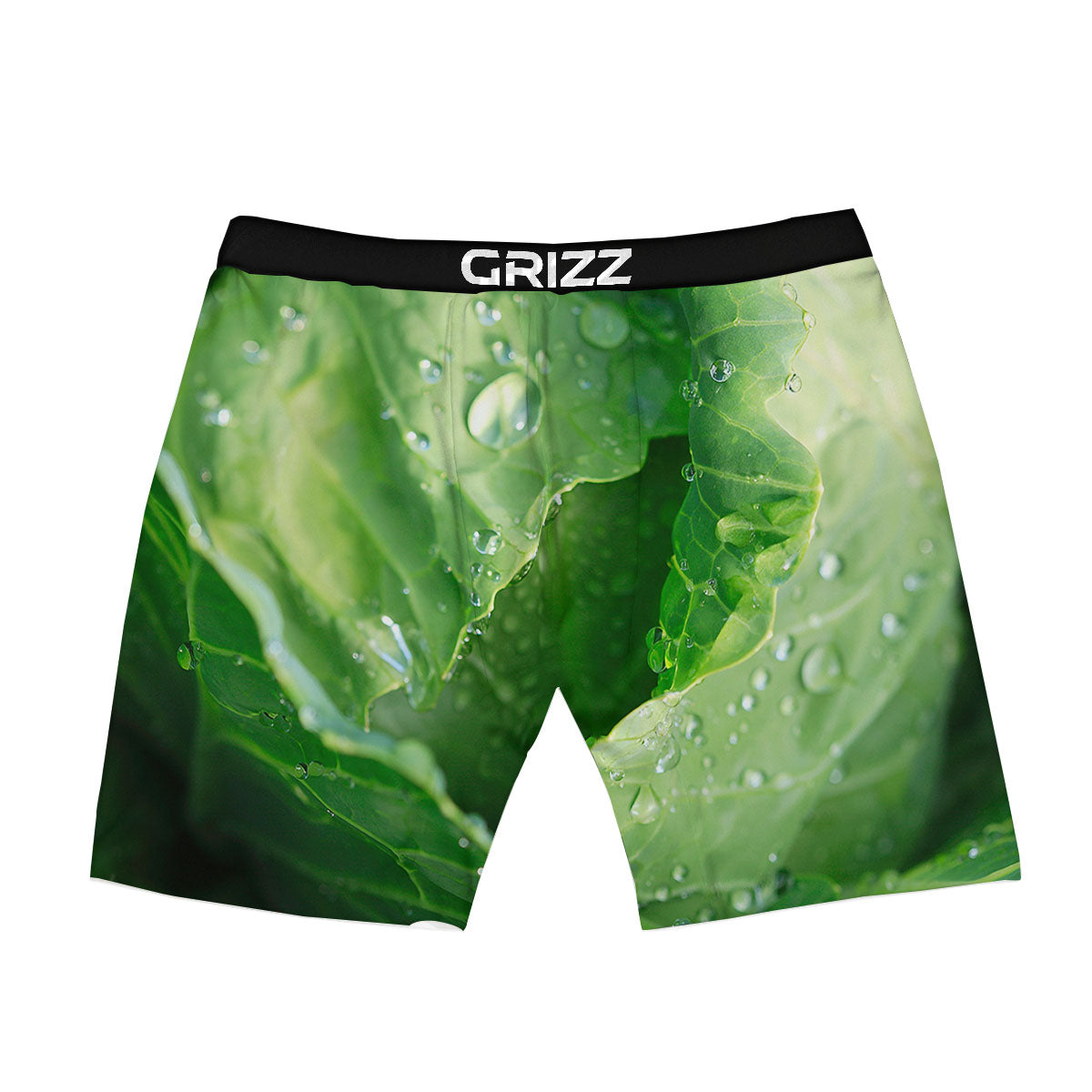 Cabbage Fresh Leaf Print Boxer Briefs-grizzshop
