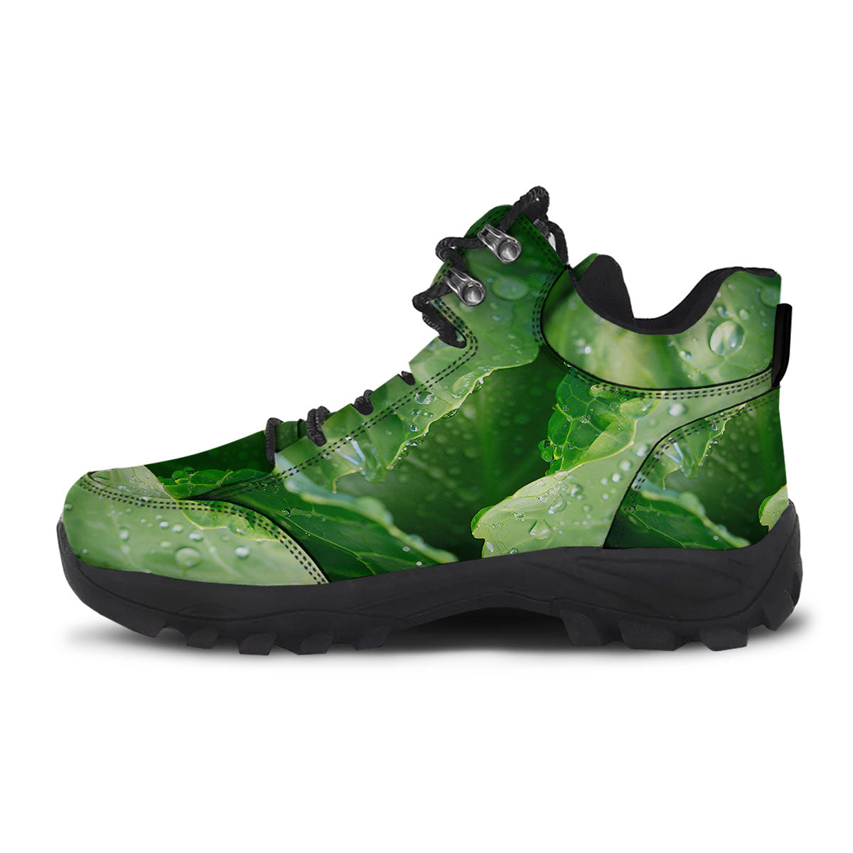 Cabbage Fresh Leaf Print Hiking Shoes-grizzshop