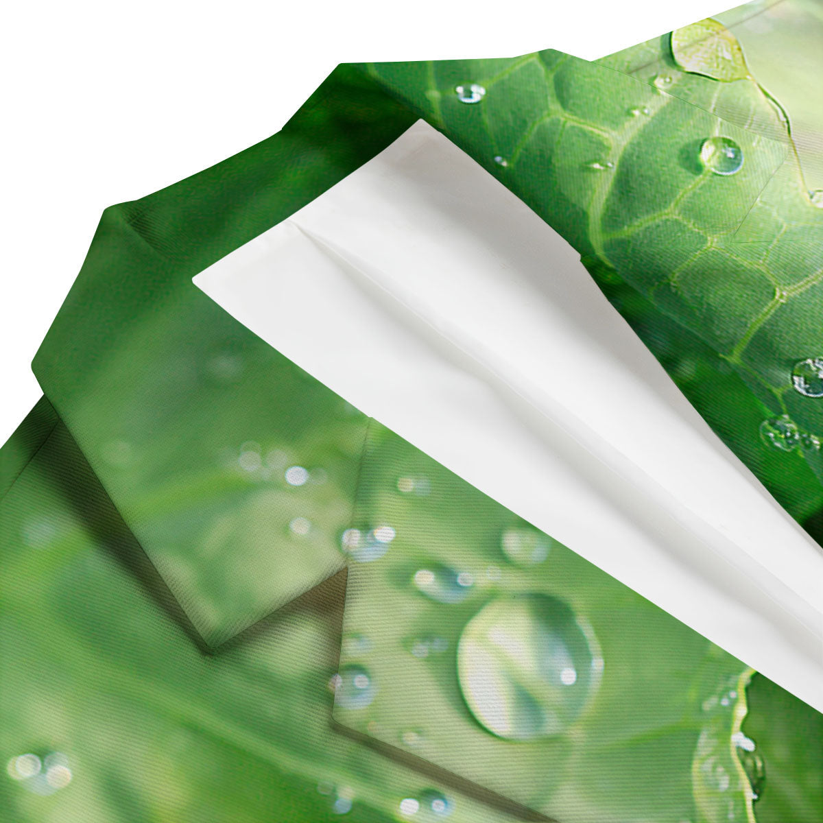 Cabbage Fresh Leaf Print Men's Blazer-grizzshop