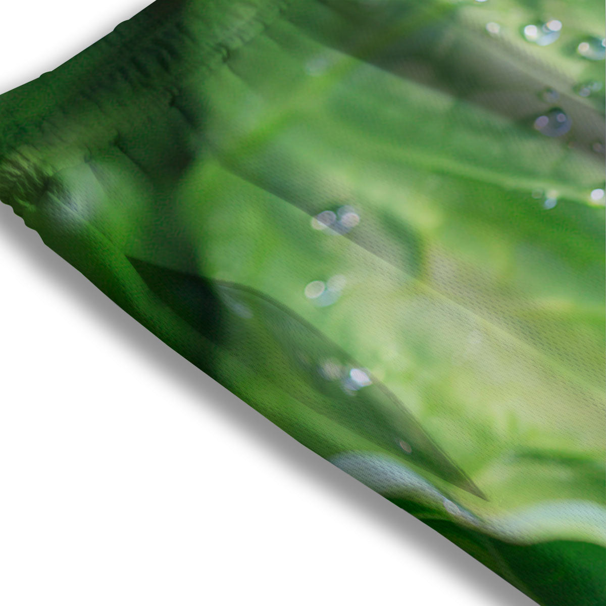 Cabbage Fresh Leaf Print Mesh Shorts