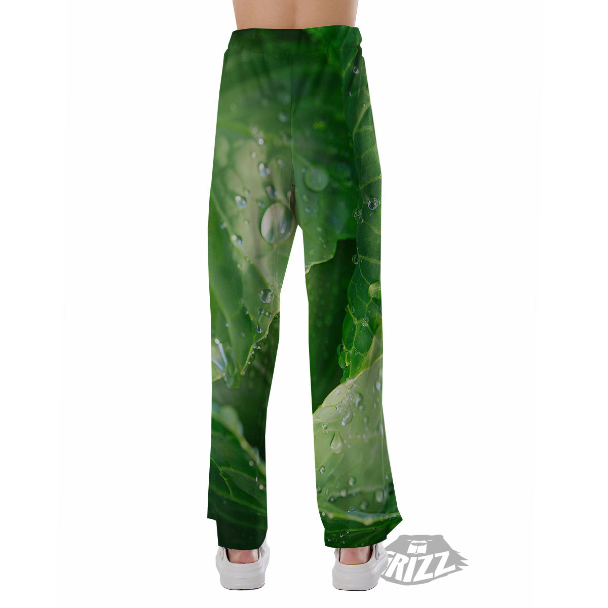 Cabbage Fresh Leaf Print Pajama Pants-grizzshop