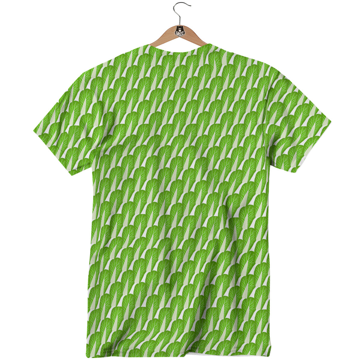 Cabbage Leaf Chinese Print T-Shirt-grizzshop