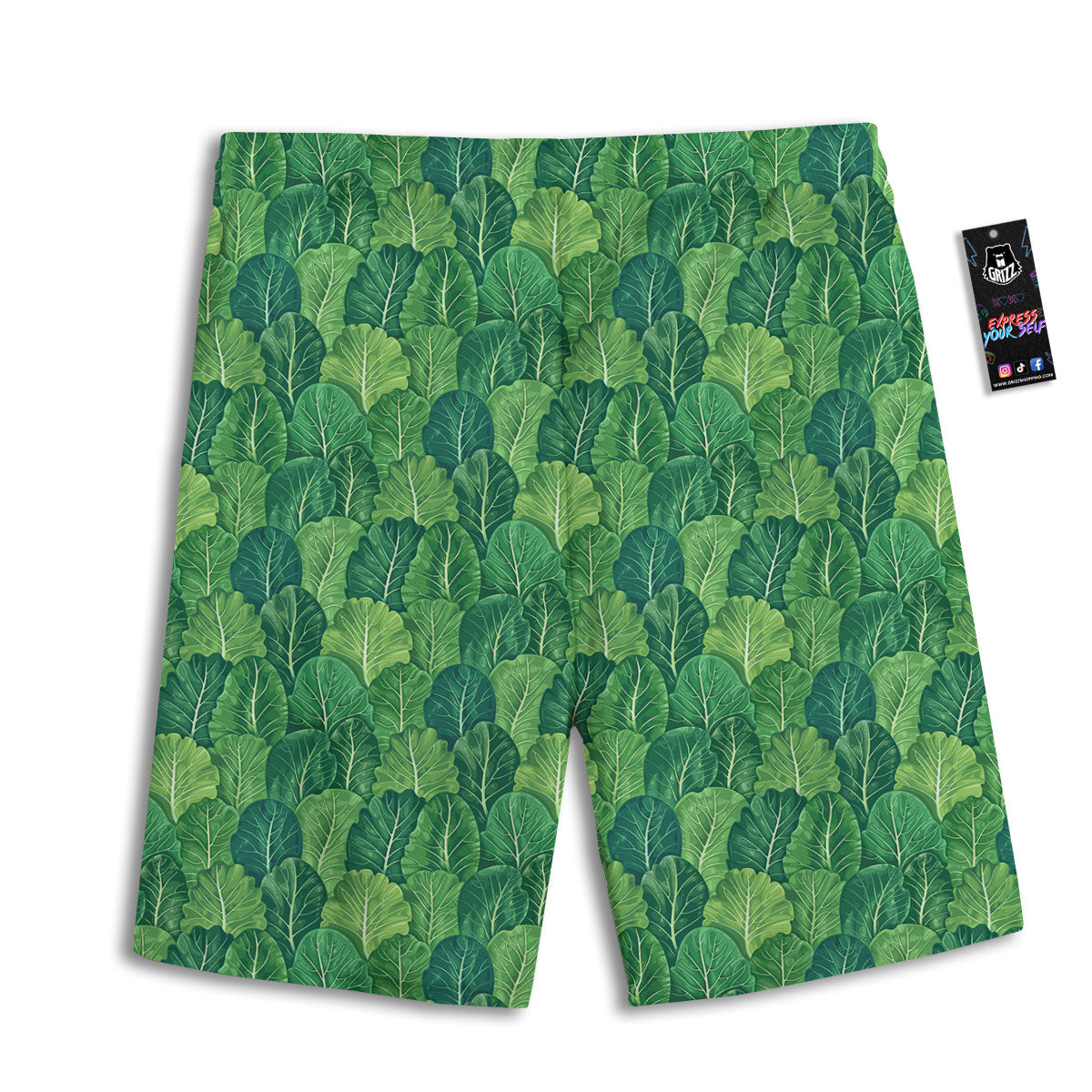 Buffalo Plaid Black And Navy Print Men's Athletic Shorts