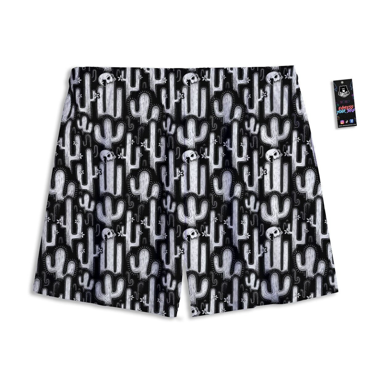 Cute Golf Print Pattern Mesh Shorts
