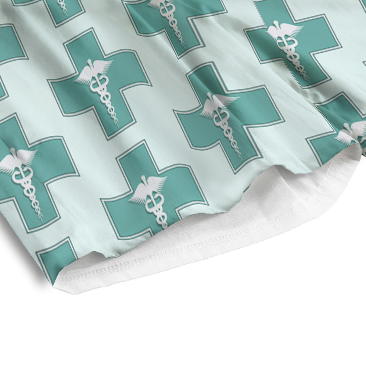 Caduceus Print Pattern Men's Athletic Shorts-grizzshop