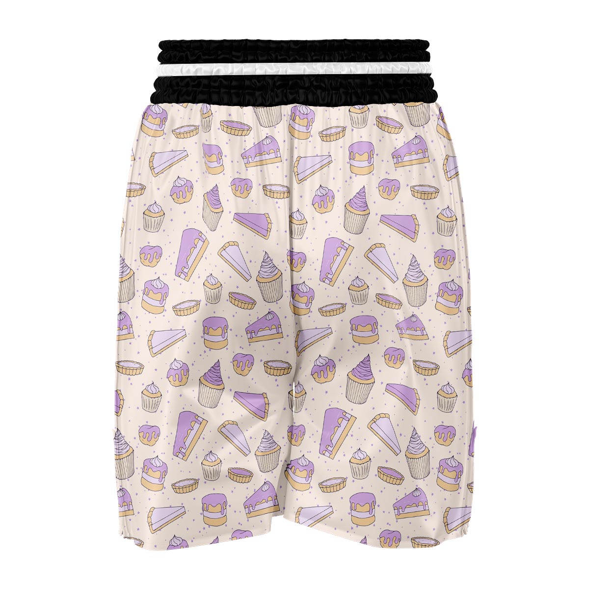 Cake Sweet Pattern Print Boxing Shorts-grizzshop