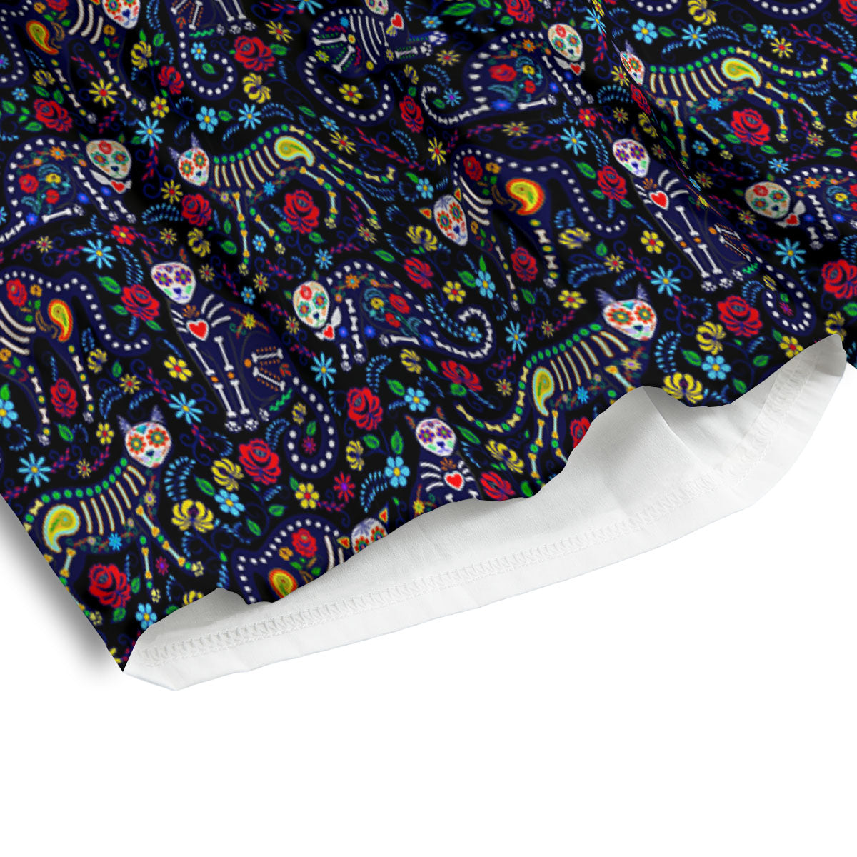 Buffalo Plaid Black And Pink Print Men's Athletic Shorts