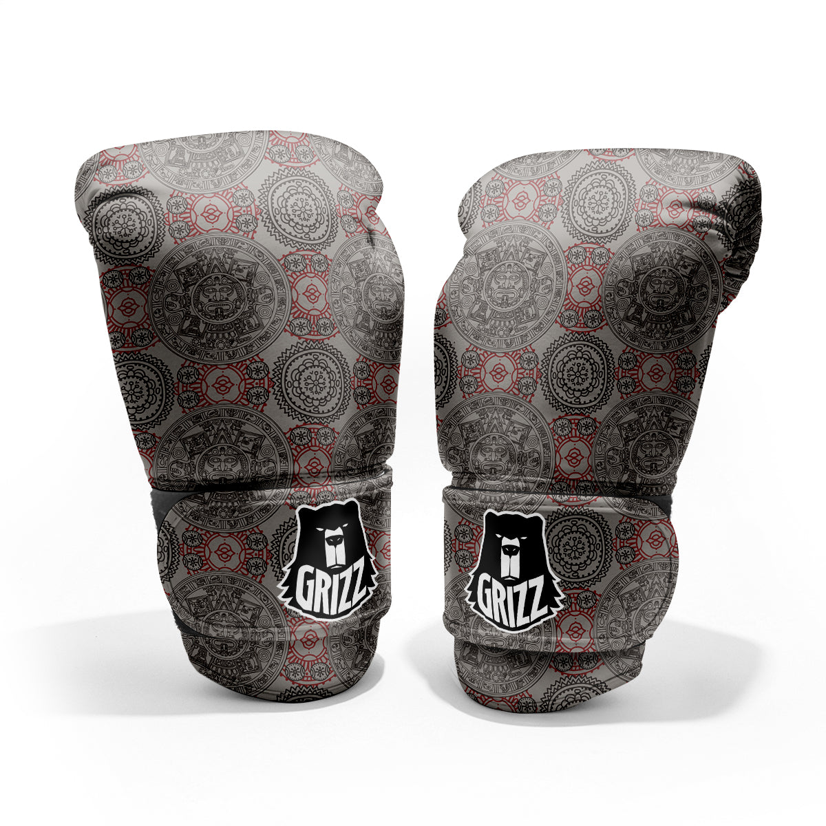Calendar Aztec Doodle Print Pattern Pro Boxing Glove