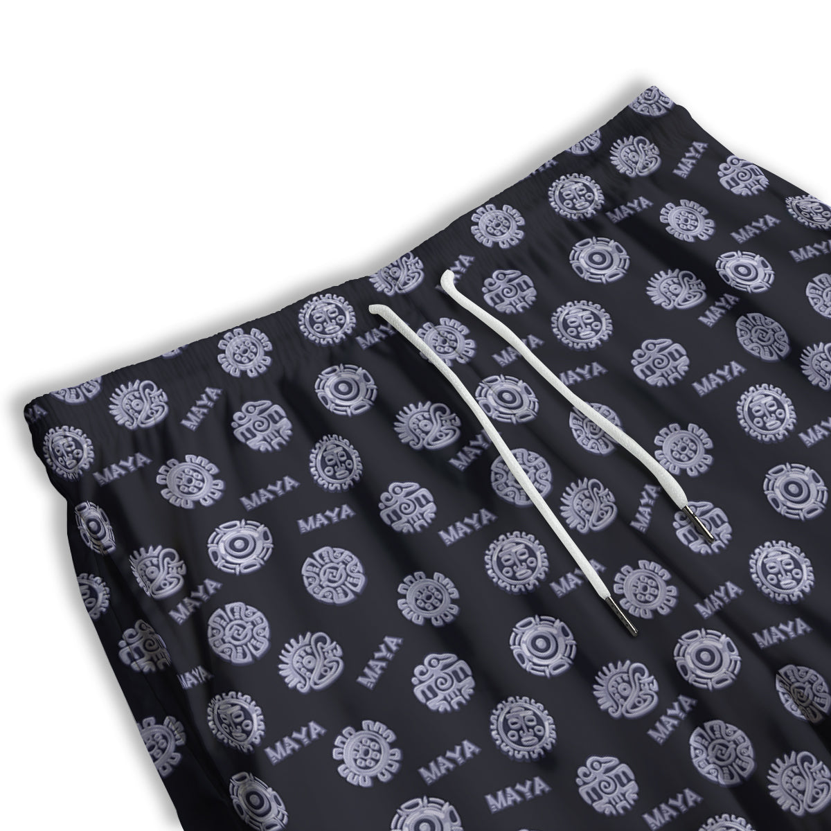 Calendar Aztec Maya Exotic Print Pattern Men's Athletic Shorts
