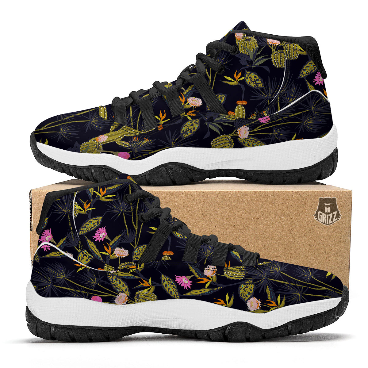 Calendar Aztec Vintage Print Pattern Black Bball Shoes-grizzshop