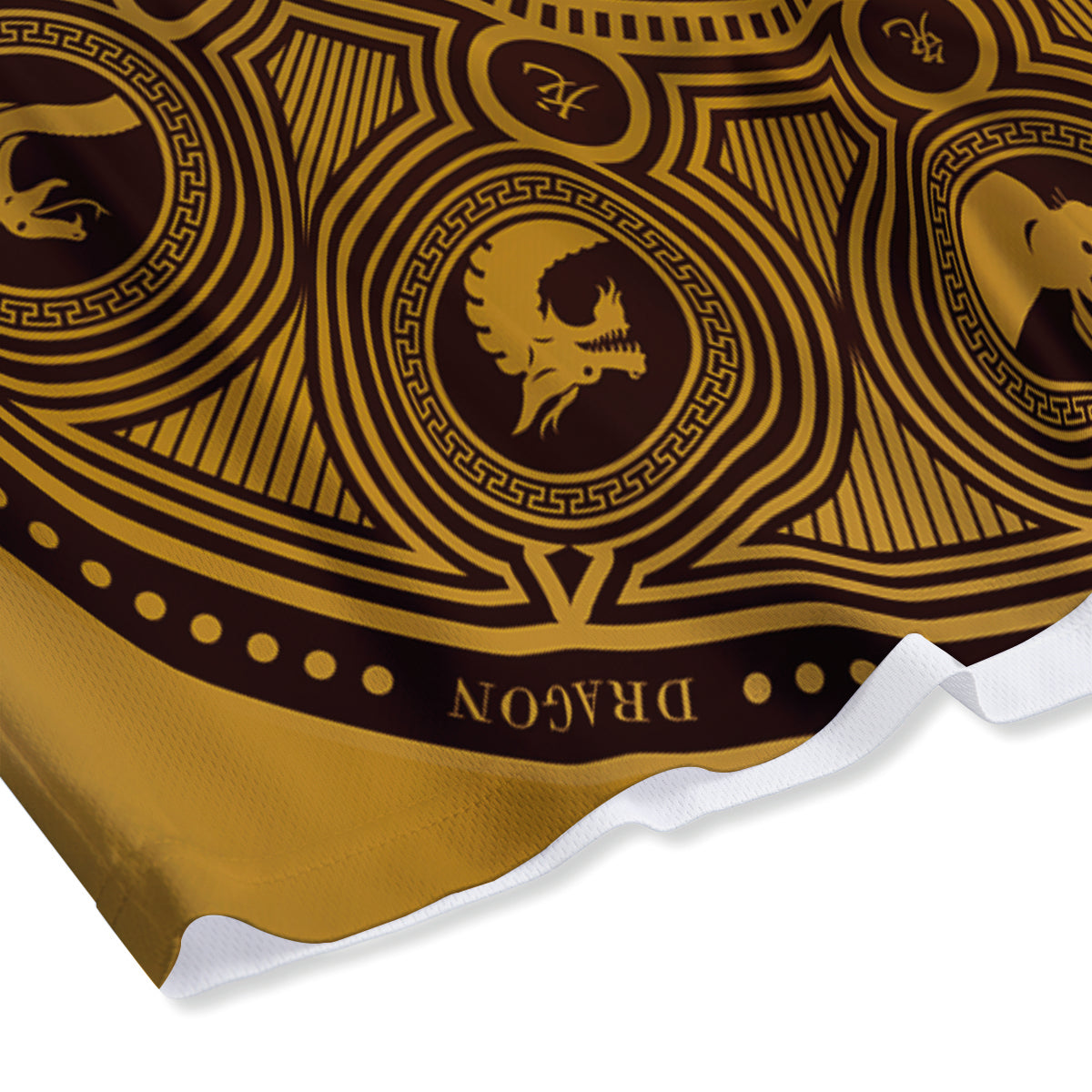 Characters Graffiti Cartoon Print Mesh Shorts