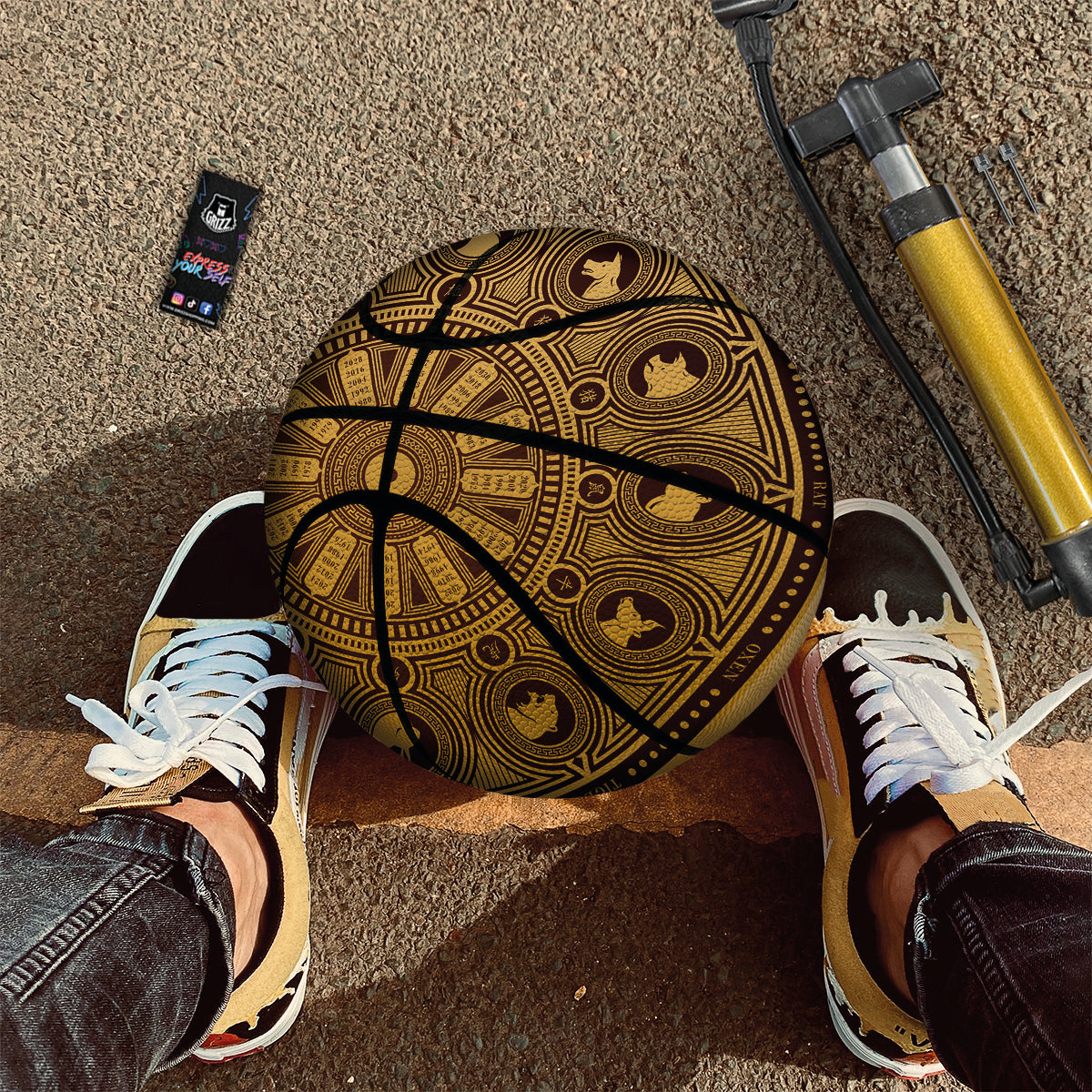 Calendar Signs Chinese Zodiac Print Basketball