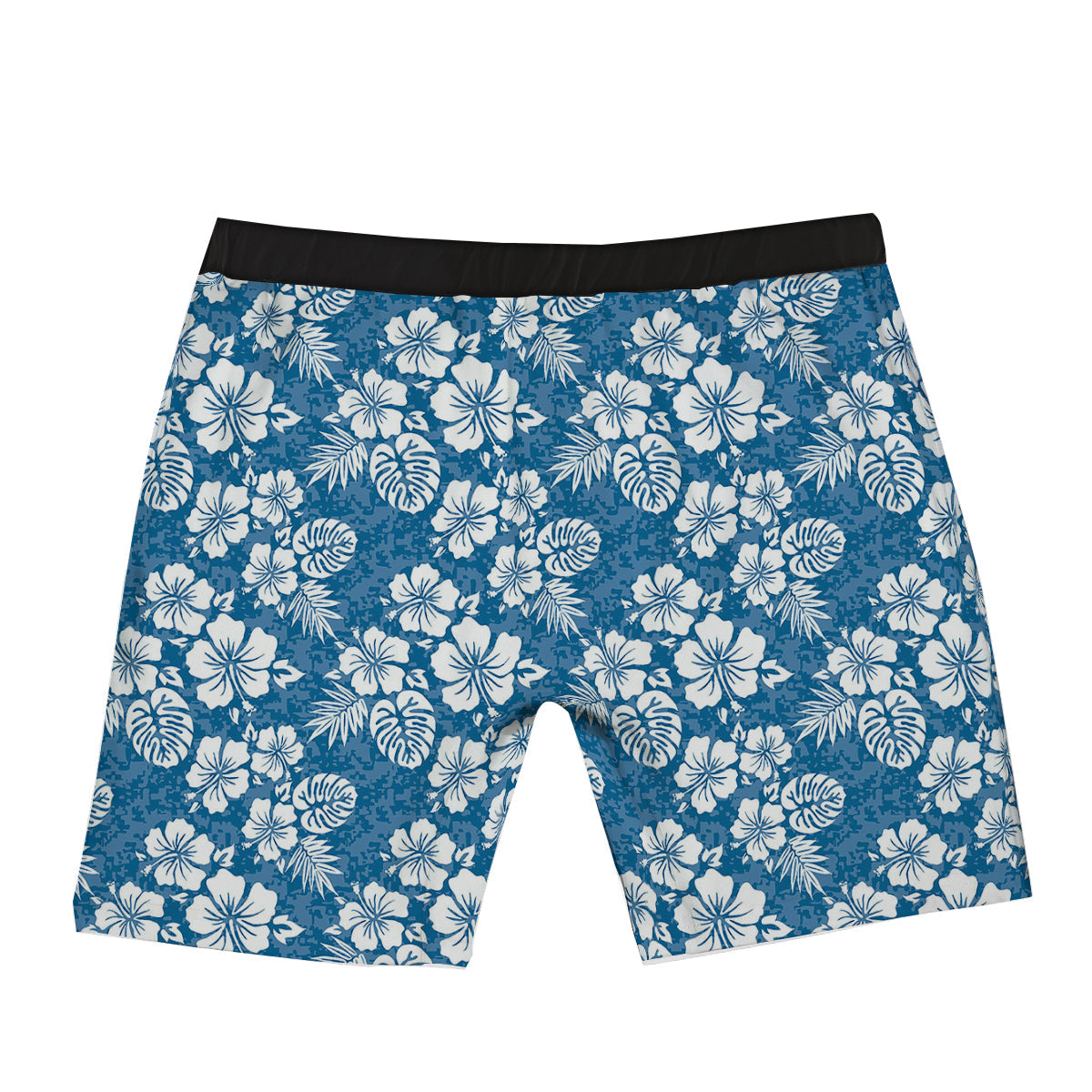 Camo Flower Aloha Hawaiian Print Pattern Boxer Briefs-grizzshop