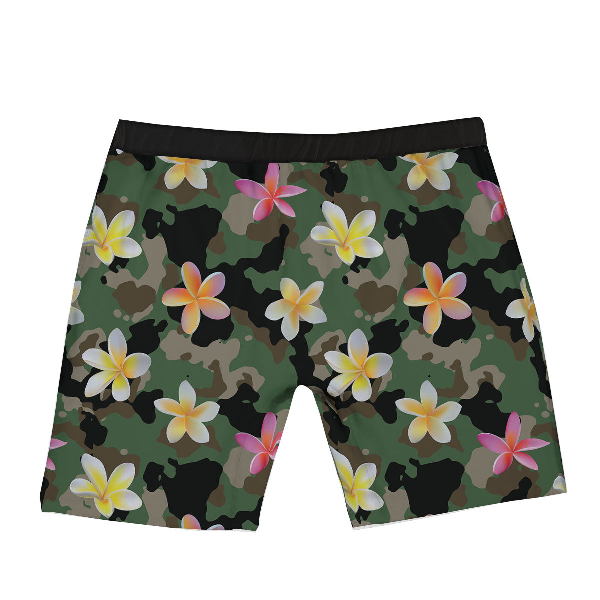 Camo Flower Military Green Print Pattern Boxer Briefs-grizzshop