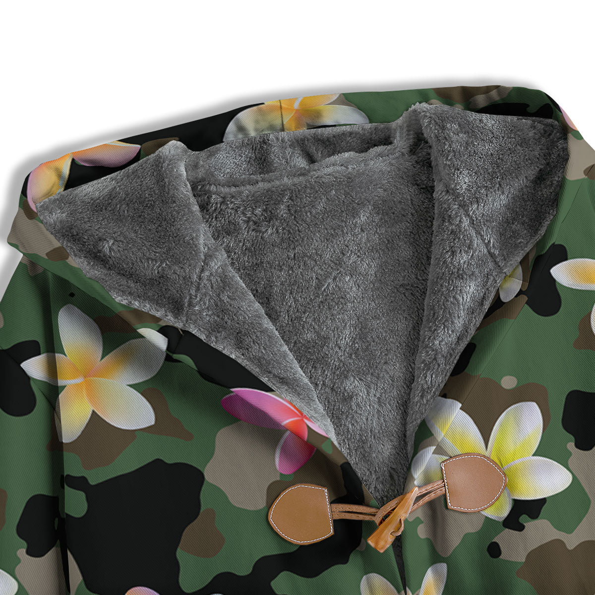 Camo Flower Military Green Print Pattern Men's Windbreaker Jacket-grizzshop