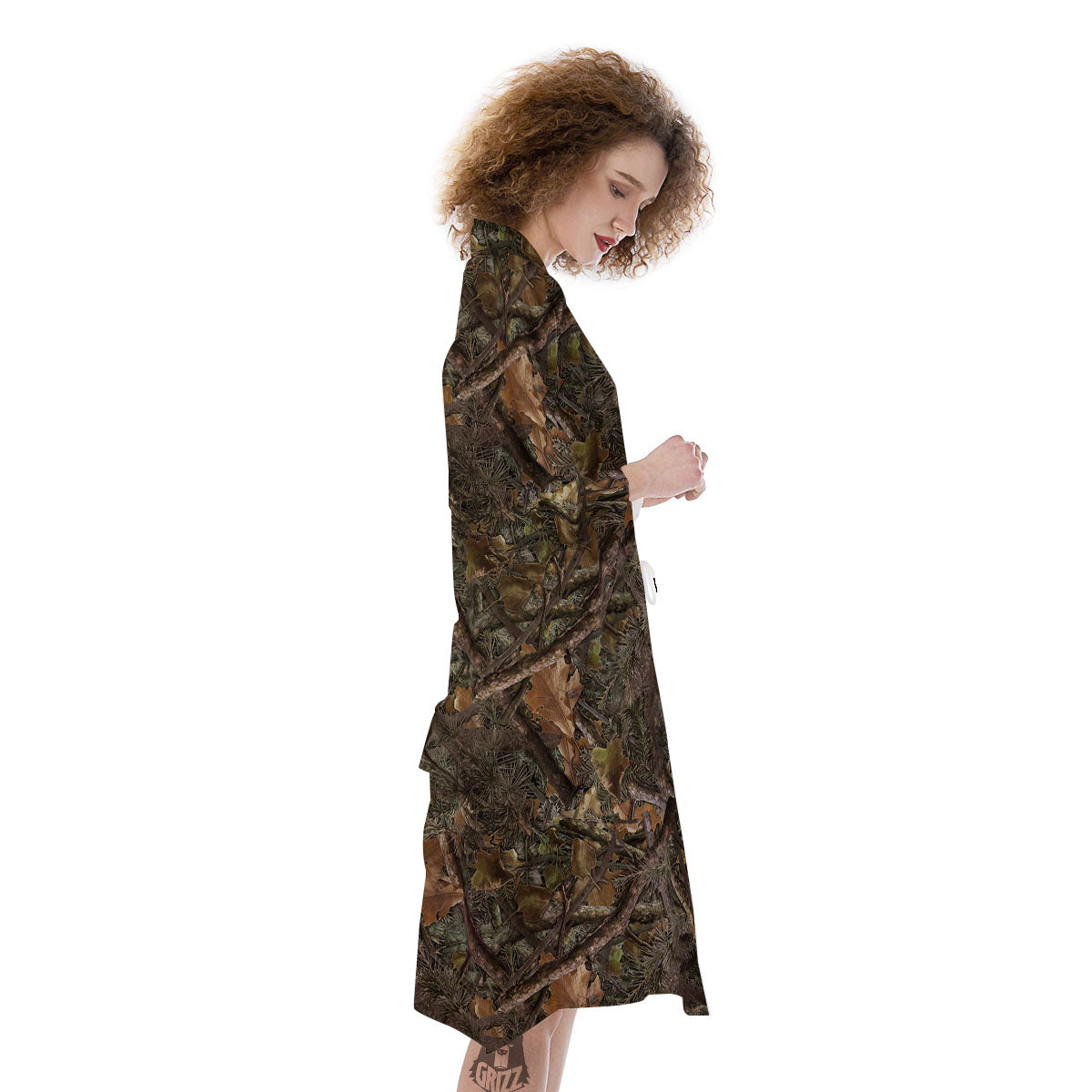 Camo Hunting Print Pattern Kimono-grizzshop