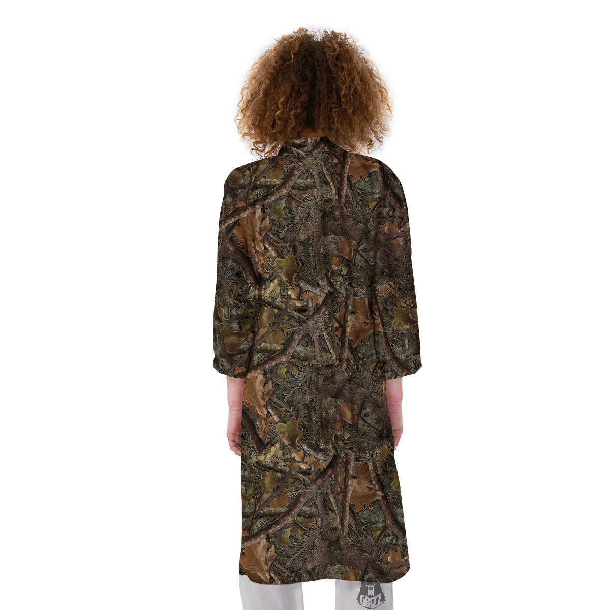 Camo Hunting Print Pattern Kimono-grizzshop