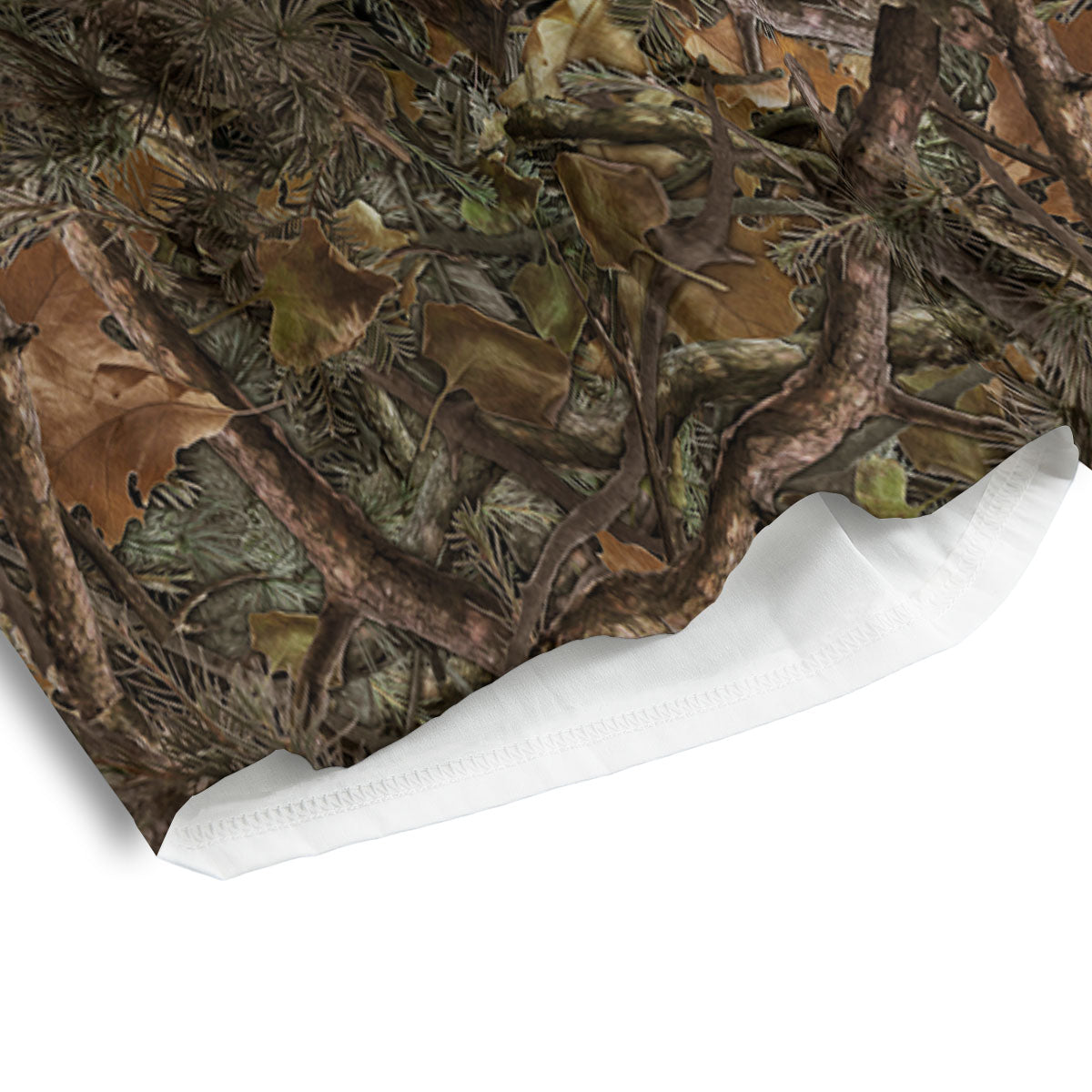 Camo Hunting Print Pattern Men's Athletic Shorts