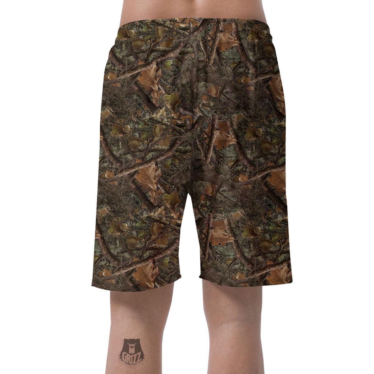 Camo Hunting Print Pattern Men's Shorts-grizzshop