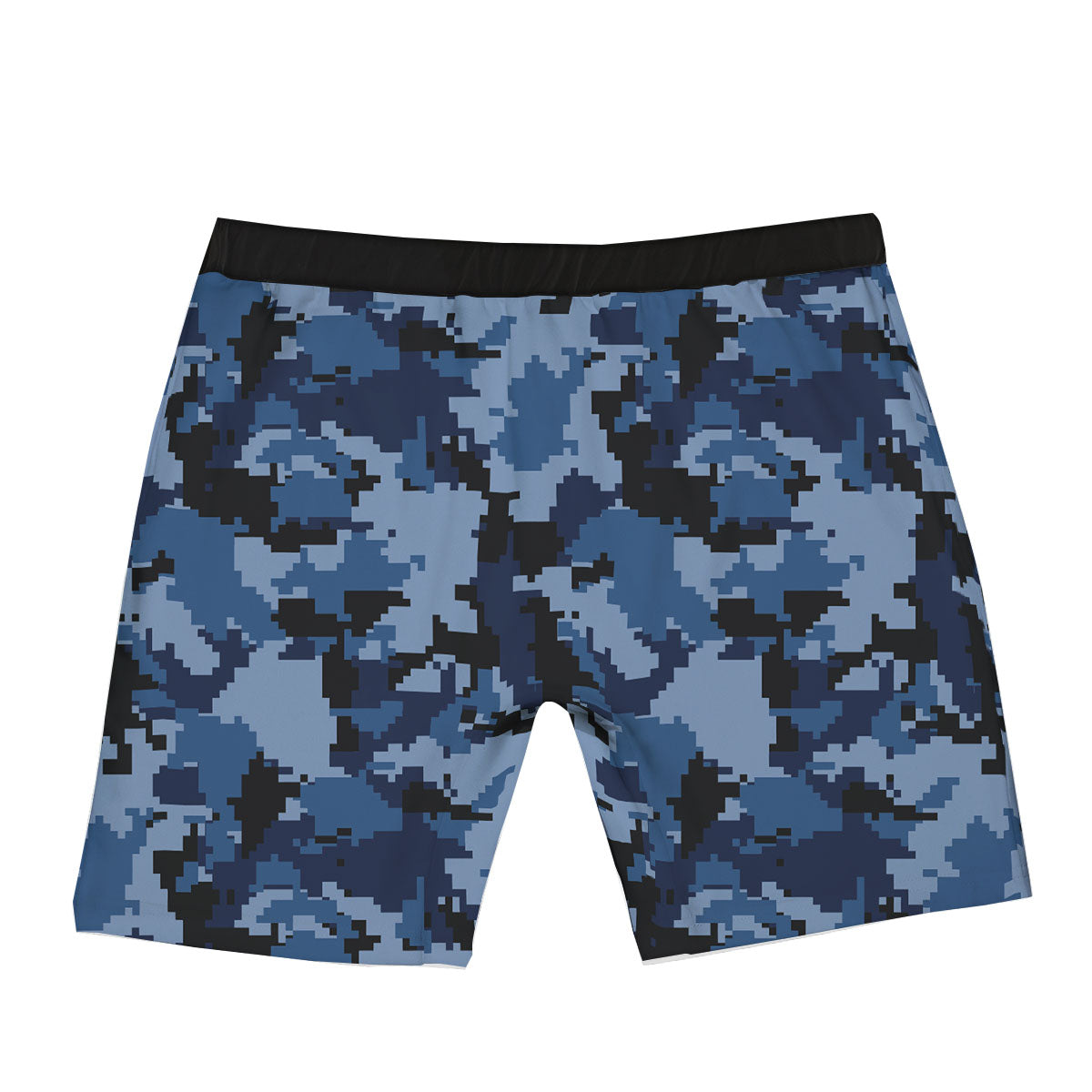 Camo Navy Digital Print Pattern Boxer Briefs-grizzshop