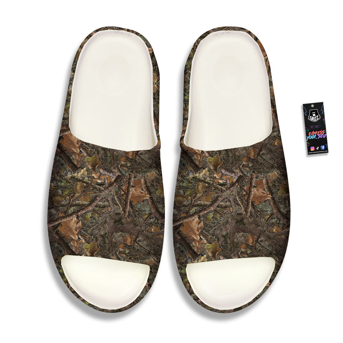 Camo Hunting Print Pattern Sandals-grizzshop