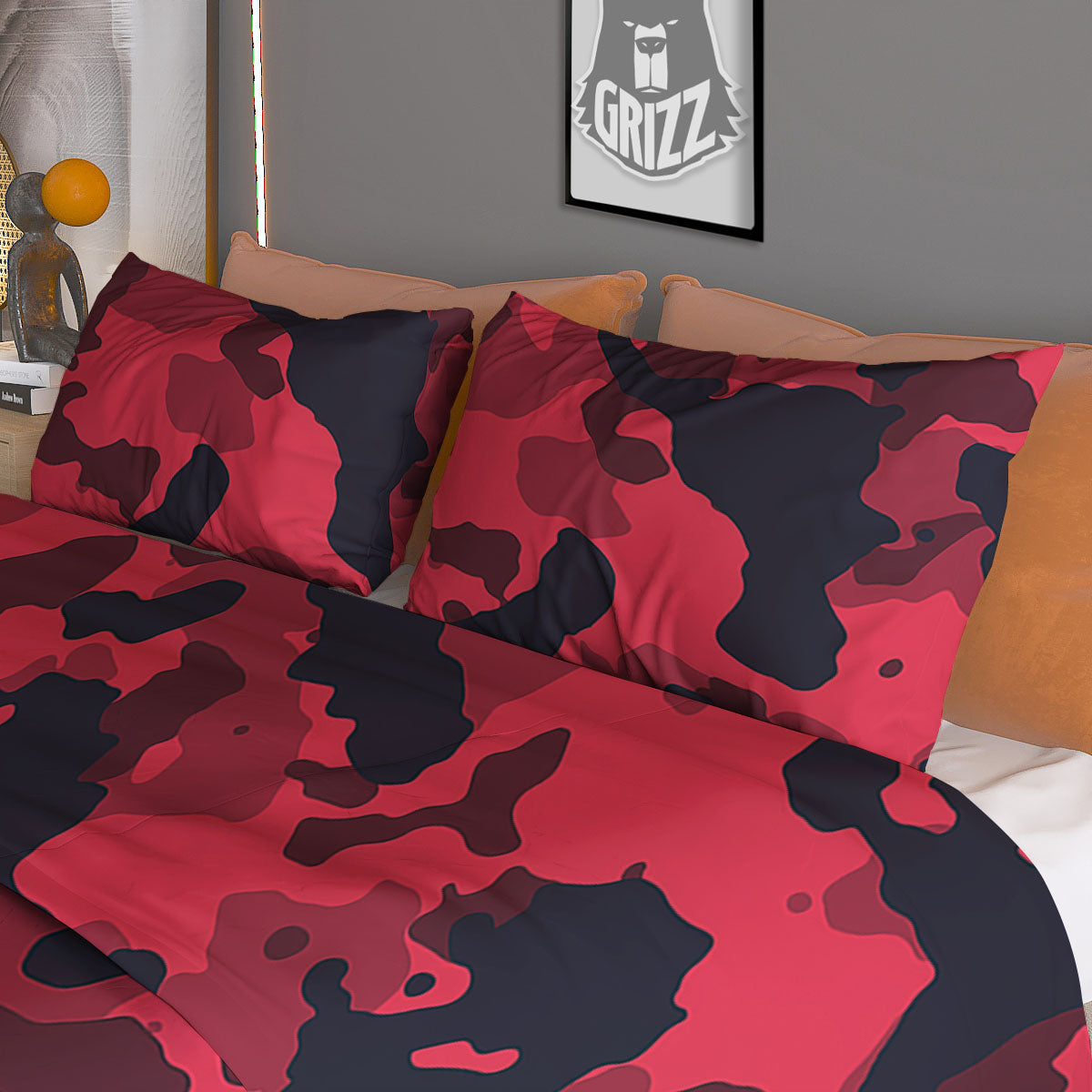 Boxing Champion King of The Ring Print Duvet Cover Bedding Set