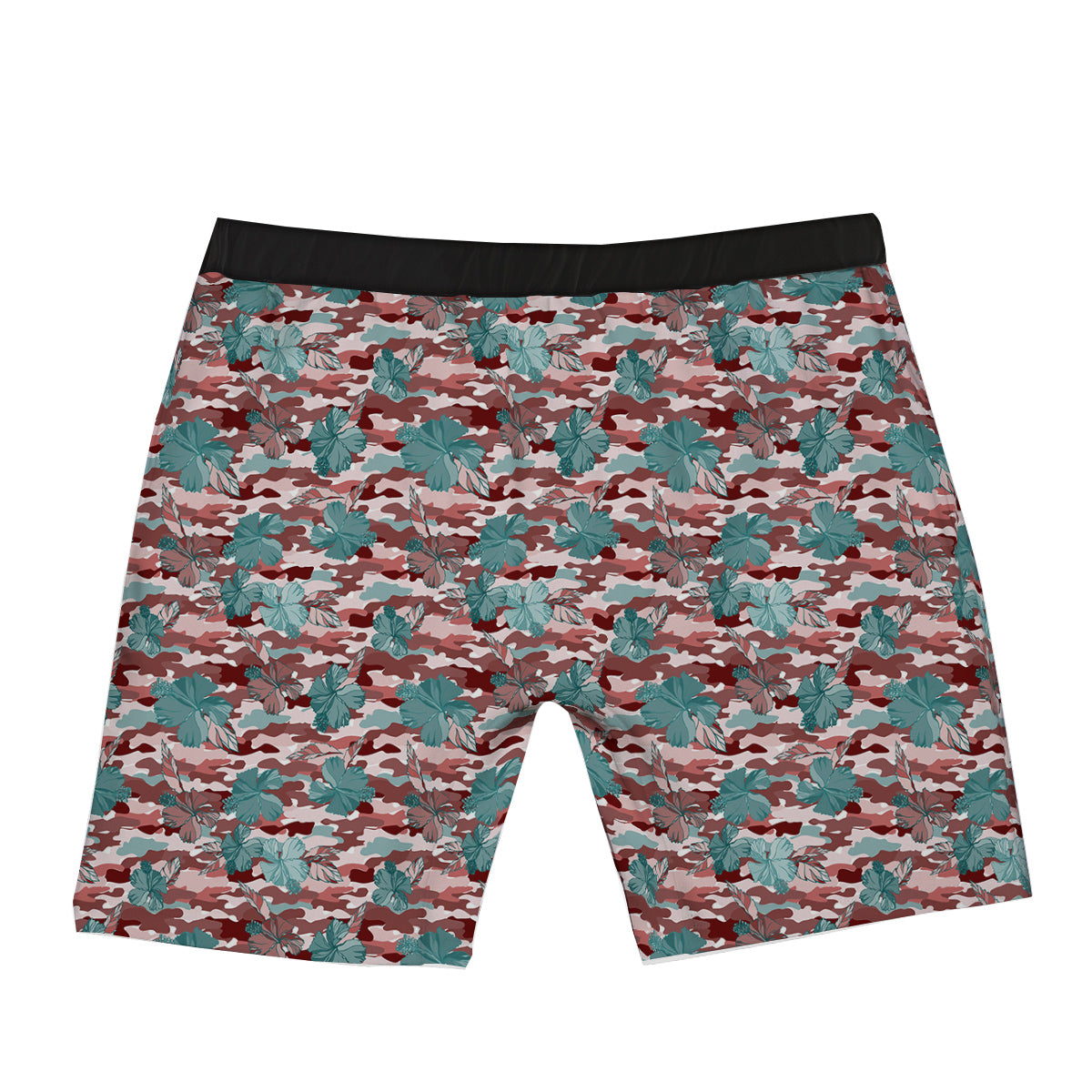 Camouflage Flower Colorful Aloha Print Boxer Briefs-grizzshop