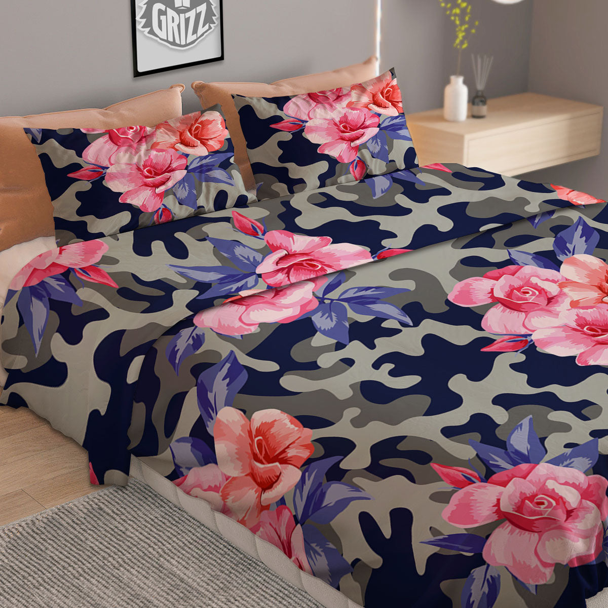 Breast Cancer Pink And White Print Pattern Duvet Cover Bedding Set