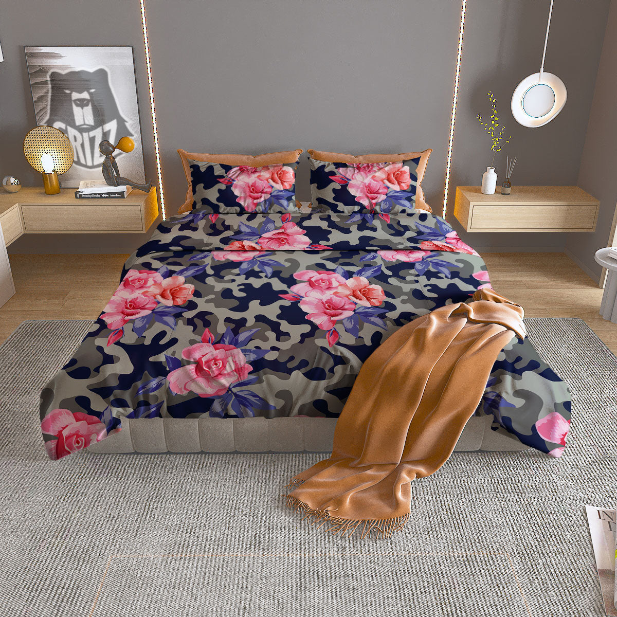 Breast Cancer Pink And White Print Pattern Duvet Cover Bedding Set