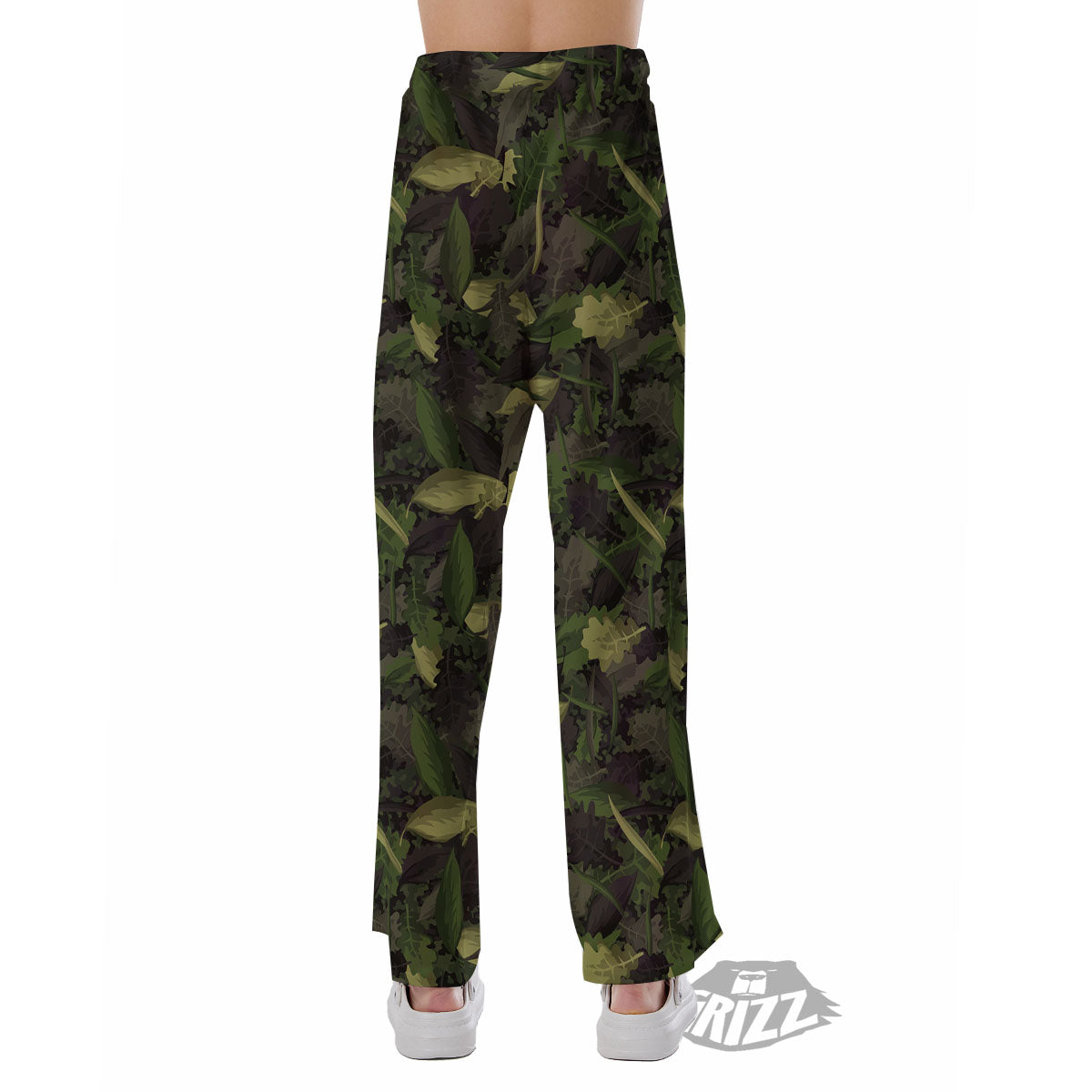 Camouflage Hunting Oak Tree Print Pajama Pants-grizzshop