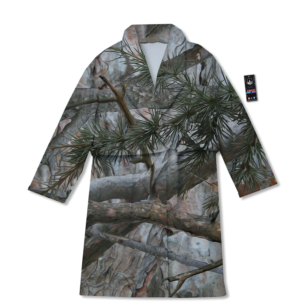 Camouflage Hunting Print Pattern Bathrobe-grizzshop