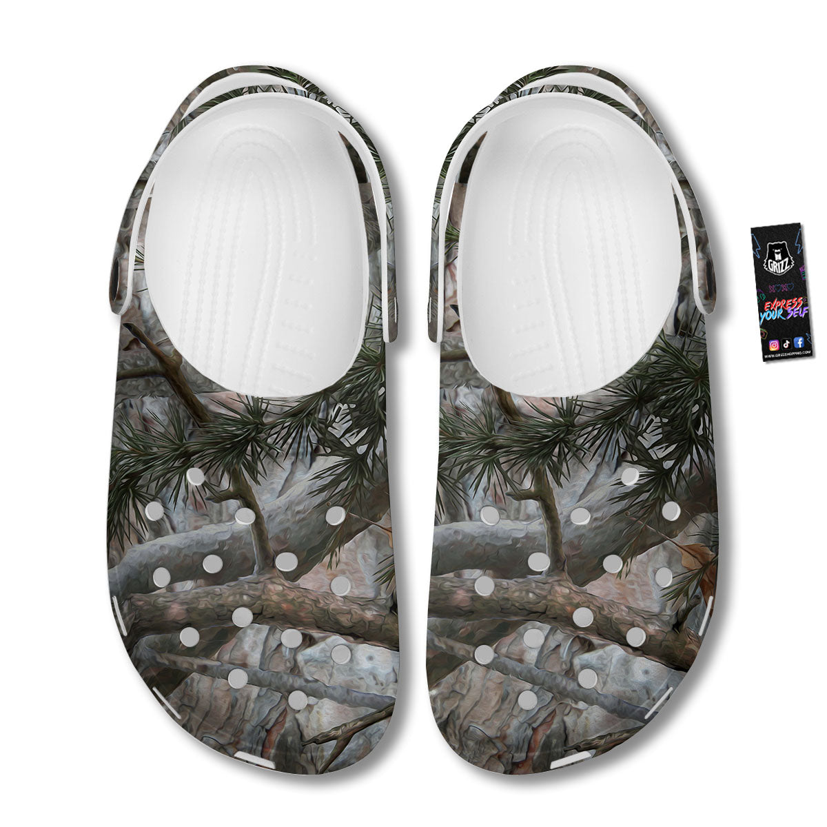 Camouflage Hunting Print Pattern Clog-grizzshop