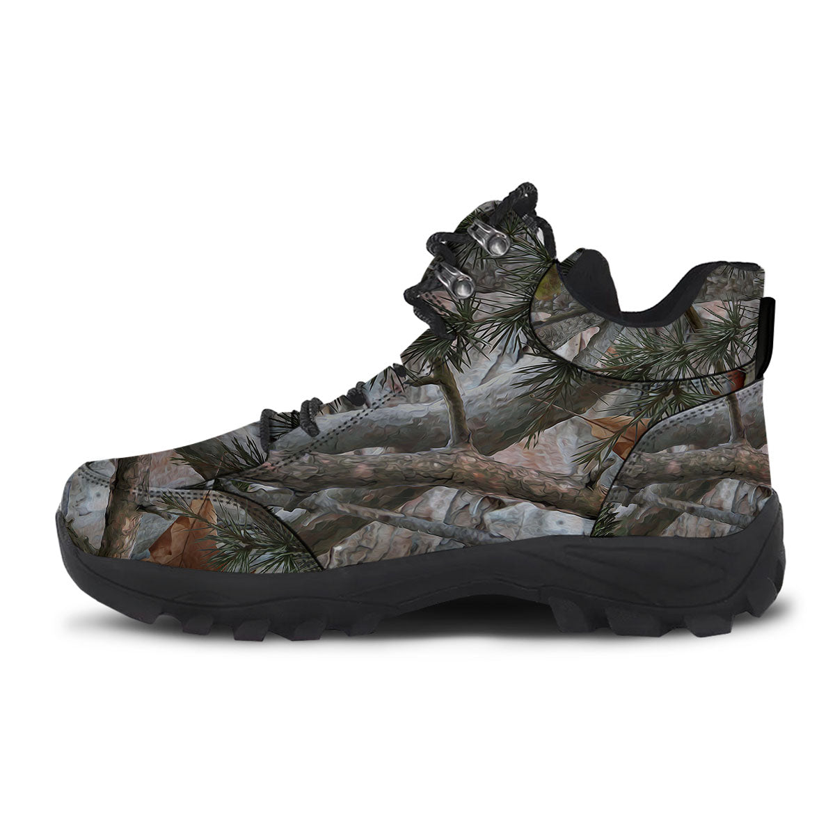 Camouflage Hunting Print Pattern Hiking Shoes-grizzshop