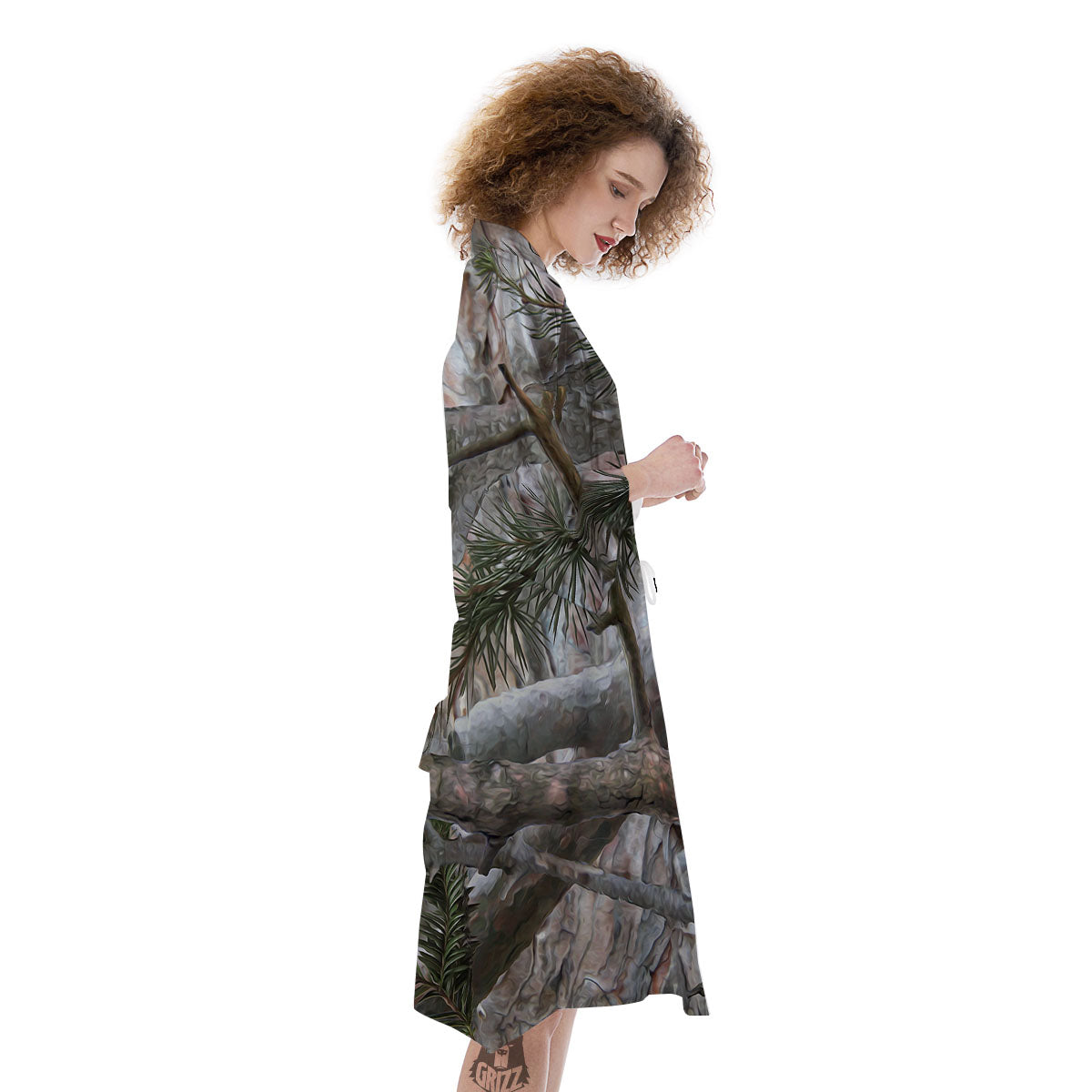 Camouflage Hunting Print Pattern Kimono-grizzshop
