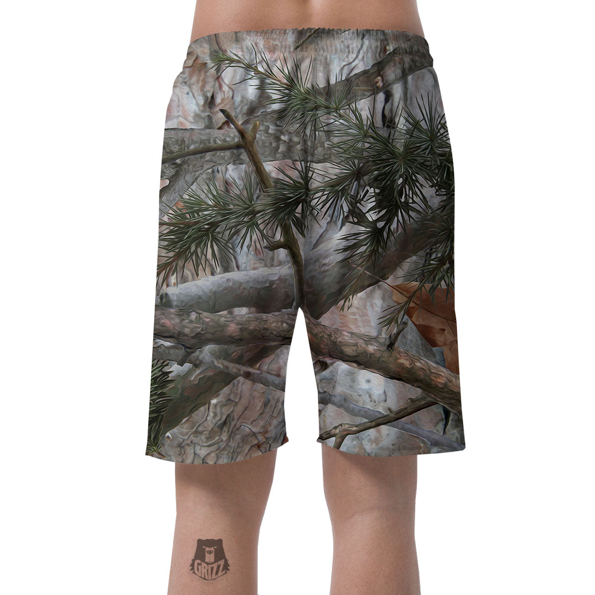 Camouflage Hunting Print Pattern Men's Shorts-grizzshop