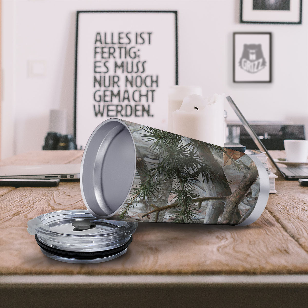 Camouflage Hunting Print Pattern Tumbler-grizzshop