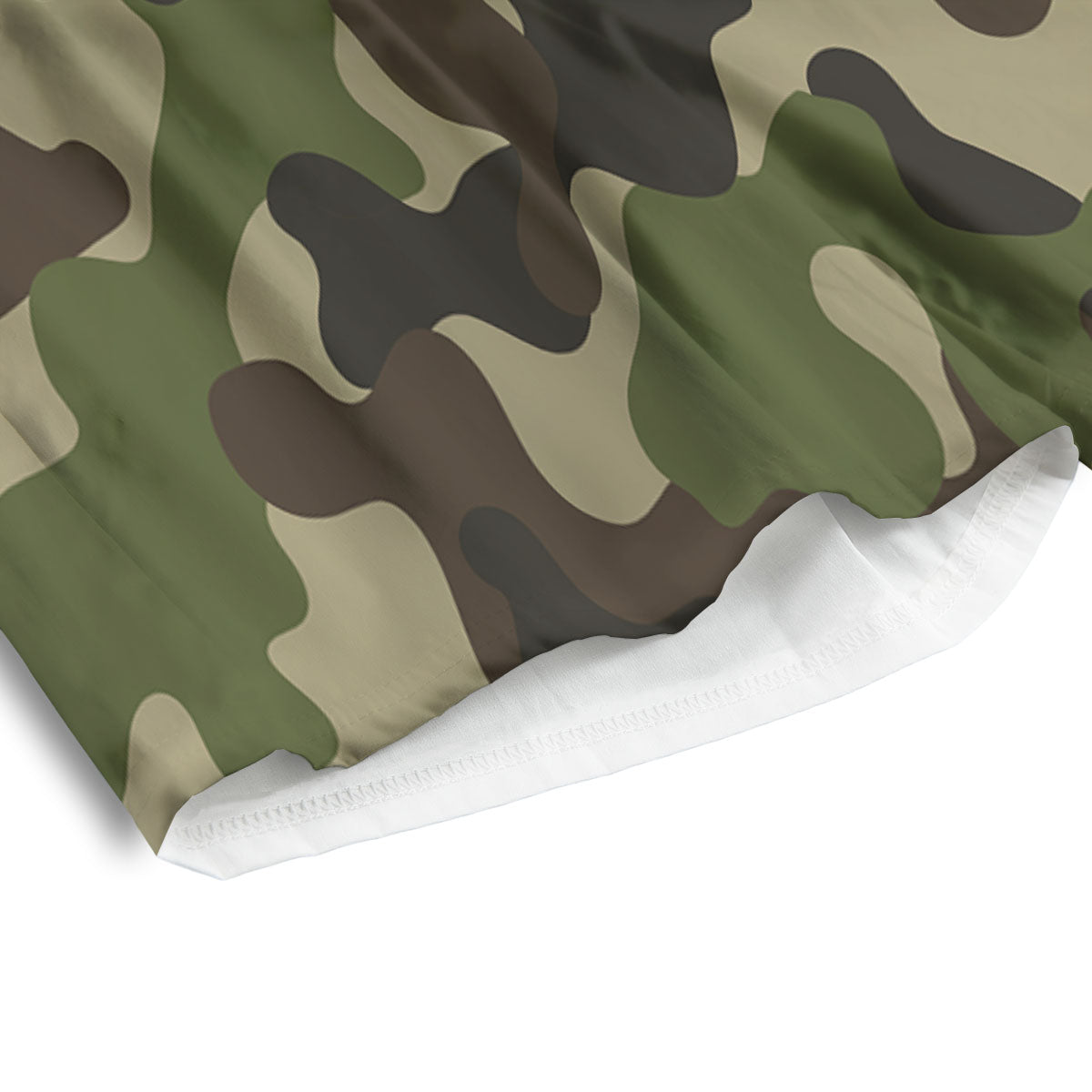 Camouflage Jungle Hunting Print Men's Athletic Shorts