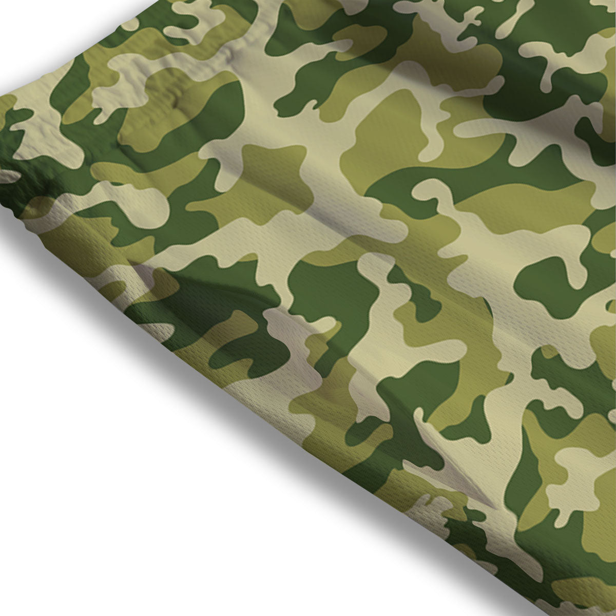 Camouflage Military Print Mesh Shorts
