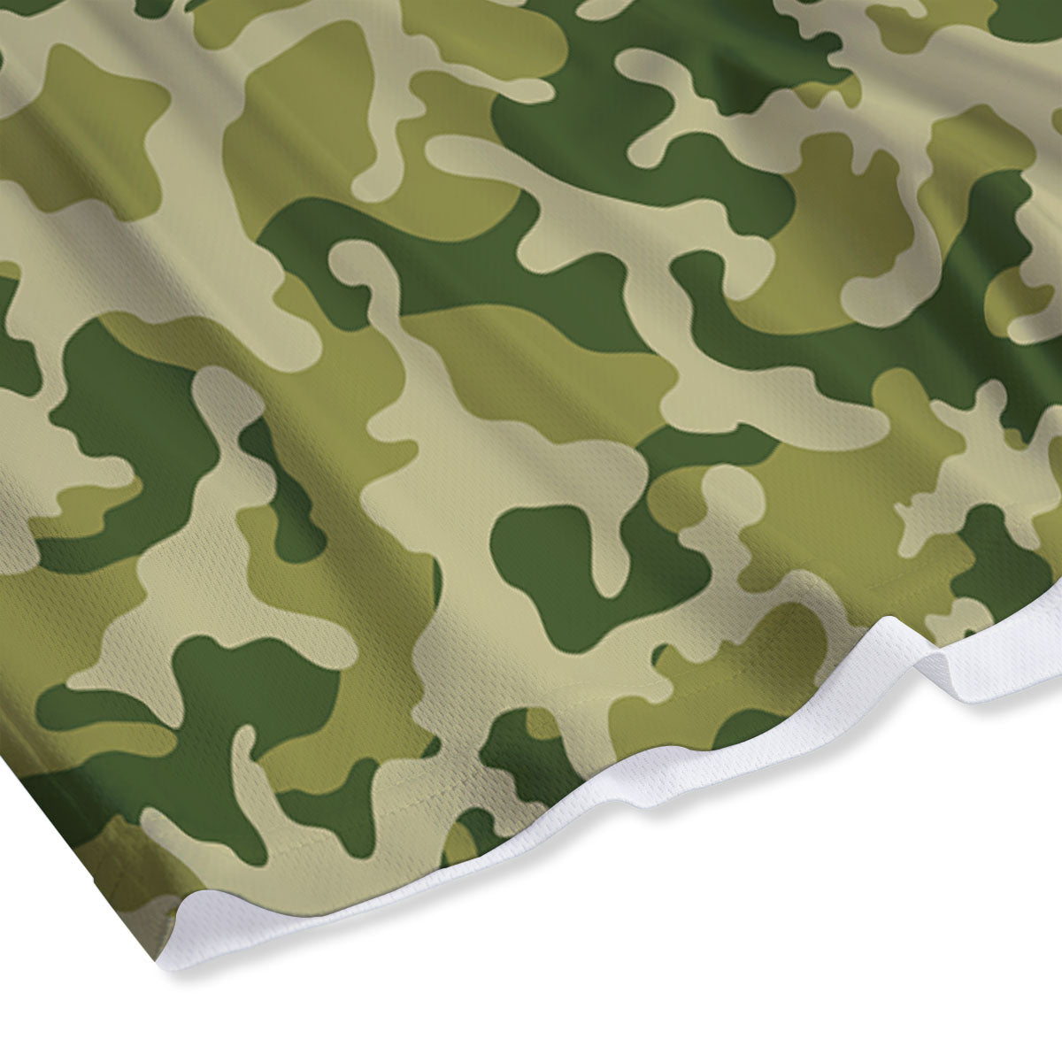 Camouflage Military Print Mesh Shorts