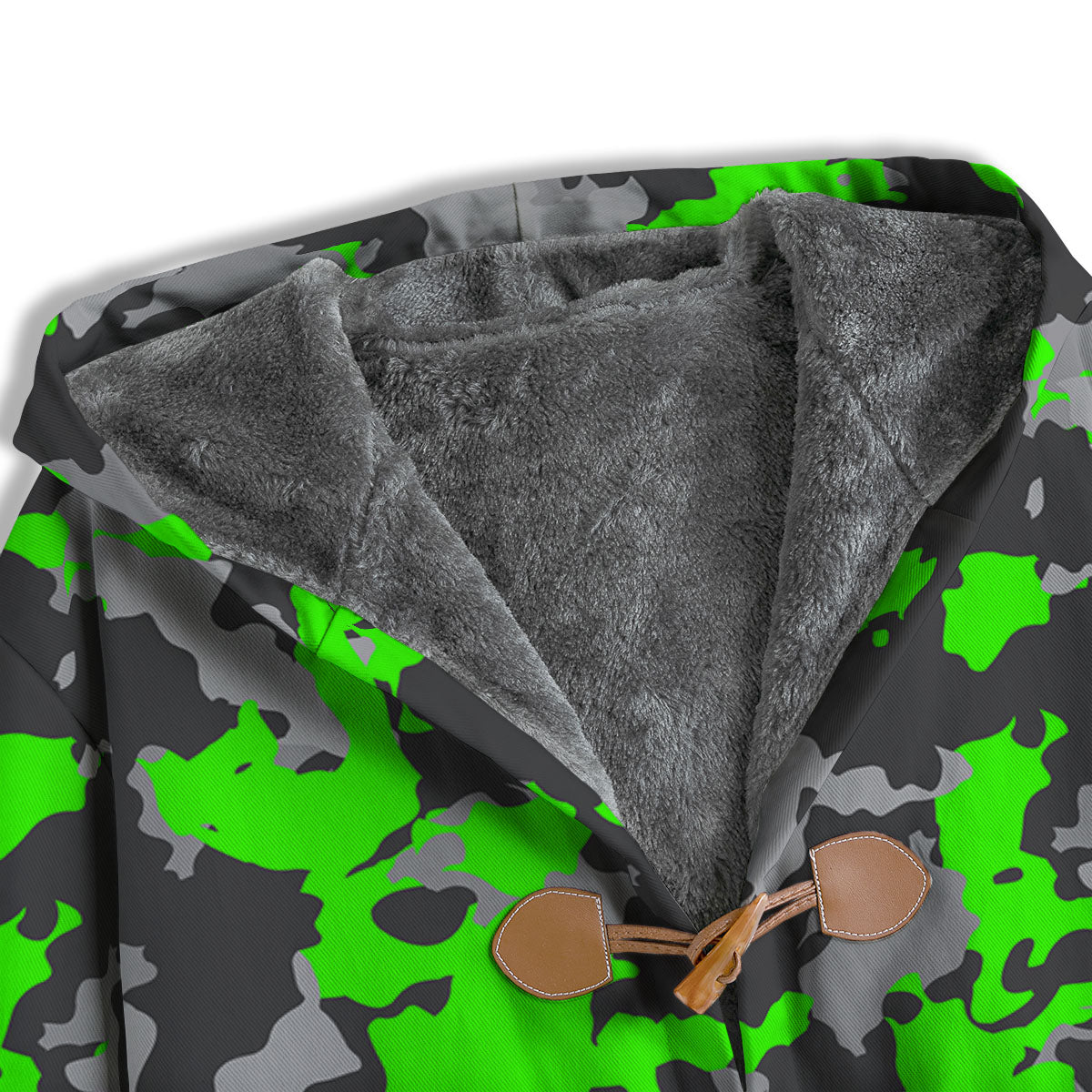 Camouflage Neon Print Men's Windbreaker Jacket-grizzshop