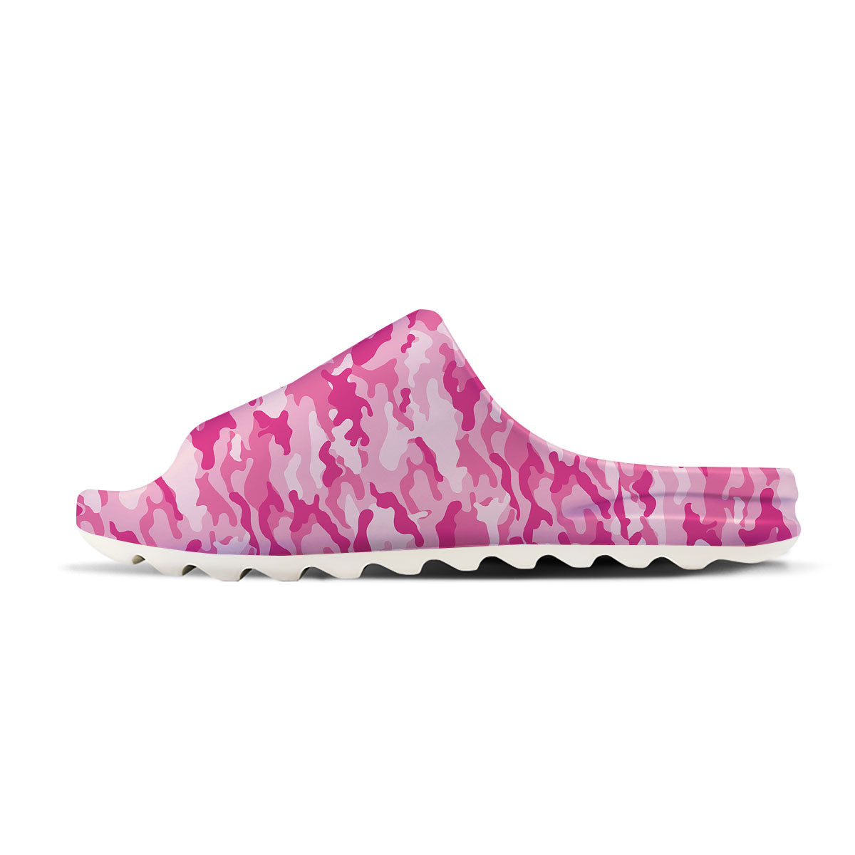 Camouflage Pink Print Pattern Sandals-grizzshop