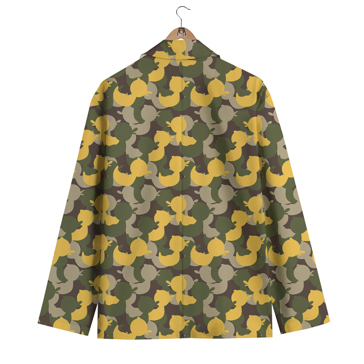 Camouflage Rubber Ducks Print Pattern Men's Blazer-grizzshop