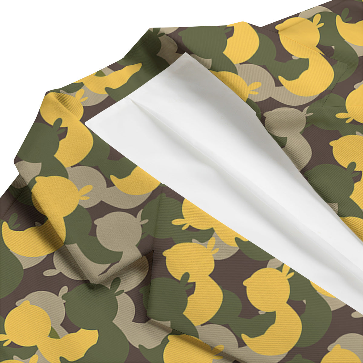 Camouflage Rubber Ducks Print Pattern Men's Blazer-grizzshop