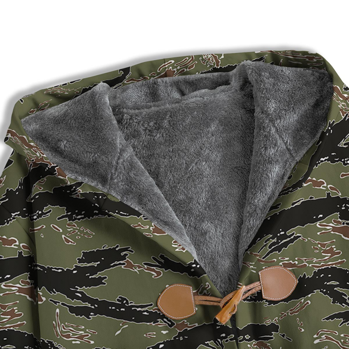 Camouflage Tiger Stripe Print Pattern Men's Windbreaker Jacket-grizzshop