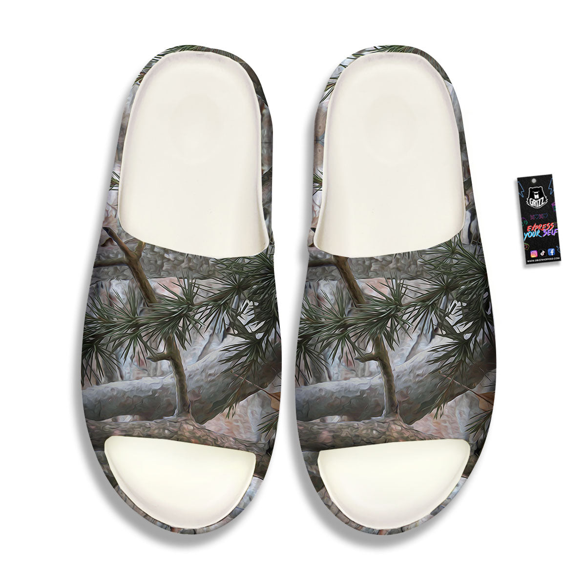 Camouflage Hunting Print Pattern Sandals-grizzshop
